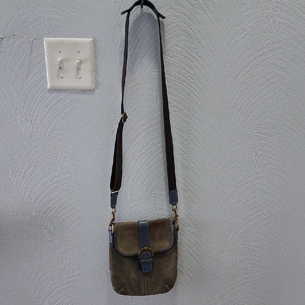 Coach RARE SUEDE Cross Body - Picture 2 of 4